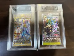 1x Vstar Universe 1x Eevee Heroes Graded Booster Pack Get Graded 10 Pokemon - Image 1