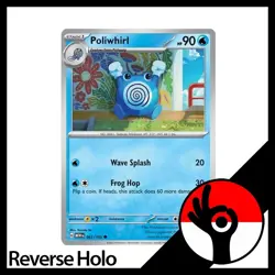 Pokemon TCG: Scarlet & Violet 151 - Reverse Holo - 061/165 - Poliwhirl - Image 1