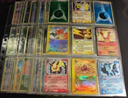 🌀Lot Of 90 ALL HOLOS Vintage Pokemon Collection Lot Binder-Dragonite & more!! - Image 1