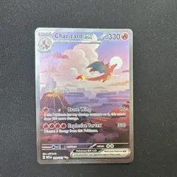 2023 Pokemon 151 Charizard EX #199/165 Full Art Holo NM - Image 1