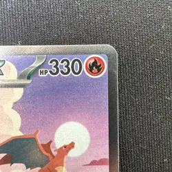 2023 Pokemon 151 Charizard EX #199/165 Full Art Holo NM - Image 3