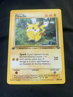 Pokemon TCG Pikachu 60/64 1st Edition Jungle English - Image 1
