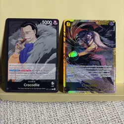 One Piece 14 - Secret Rare - #OP14-120 Crocodile- The Azure Sea’s Seven- 🔥 - Image 1