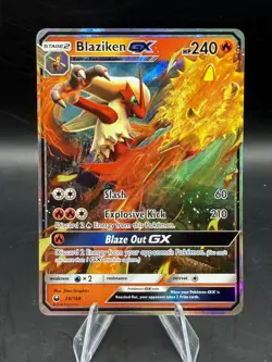 Blaziken GX 28/168 Celestial Storm Sun & Moon S&M Pokemon TCG Card NM - Image 1