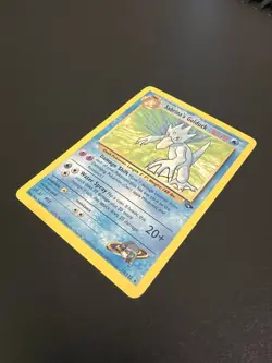 Sabrina’s Golduck 30/132 Gym Challenge Unlimited 2000 Pokemon Card Rare NM - Image 3