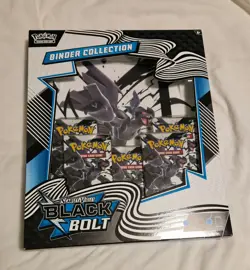 Pokemon Black Bolt Binder Collection (New & Sealed) 5 Packs - Image 1
