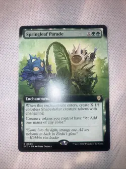 Springleaf Parade (Extended Art) Commander: Lorwyn Eclipsed Regular - Image 1