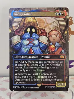 MTG Final Fantasy Vivi Ornitier 570 Borderless Foil (Chocobo Track) - Image 1
