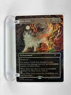 Nine Lives Enchantment Secret Lair Drop Rare 793 Foil Bord… - Image 1