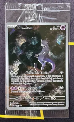 Pokemon TCG Mewtwo SVP 052 Black Star Promo 151 UPC Illustration Rare New Sealed - Image 1