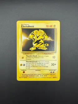 Pokemon Electabuzz Rare Base Set 020/102 LP - Image 1