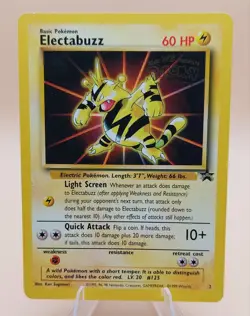 Electabuzz Pokemon Black Star Promo #2 Pokemon Movie WOTC 1999 - Image 1