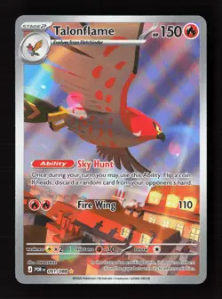 Talonflame 091/088 Holo Illustration Rare Perfect Order Pokemon Near Mint - Image 1