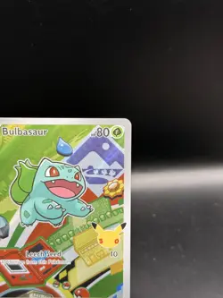 Bulbasaur - 037 Promo Pokemon First Partner Illustration Collection - NM - Image 5