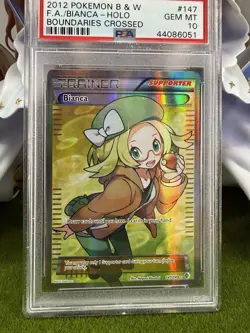 2012 POKEMON BLACK & WHITE BOUNDARIES CROSSED #147 FULL ART/BIANCA PSA 10 GEM MT - Image 2