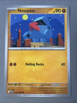 Pokemon TCG * Nosepass 37/088 Common * Mega Evolution Perfect Order * FRESH PK - Image 1