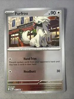 Pokemon TCG * Furfrou 67/088 REVERSE HOLO * Mega Evolution Perfect Order NM - Image 1