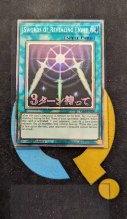 RA05-EN109 Swords of Revealing Light Variant Art Starlight Rare 1st Ed YuGiOh - Image 1