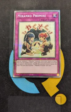 RA05-EN127 Mikanko Promise Variant Art Starlight Rare 1st Ed YuGiOh - Image 1