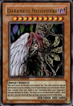 Darkness Neosphere - Ultra Rare Limited Edition JUMP-EN036 - NM - YuGiOh - Image 1