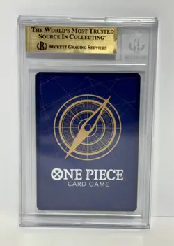 Buggy Gold SP Foil 3rd Anniversary Azure Sea's Seven OP09-051 BGS Beckett 9.5 - Image 3