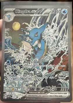 Kingdra ex 131 SVP Promo Holo 310 HP Scarlet & Violet Pokemon TCG - Image 1