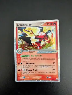 Pokemon TCG Arcanine EX Holo Rare Legend Maker Series Card #83/92 HP - Image 1