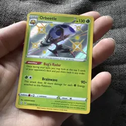 Orbeetle SV009/SV122 Shiny Holo Rare Shining Fates Pokemon Card - Image 4