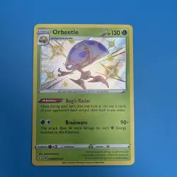 Orbeetle SV009/SV122 Shining Fates Holo Rare Baby Shiny Pokemon Card (NM) - Image 4