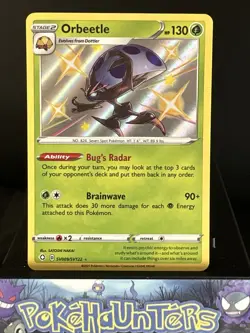 Pokemon Card Orbeetle SV009/SV122 Shining Fates Shiny Vault Holo NM - Image 1