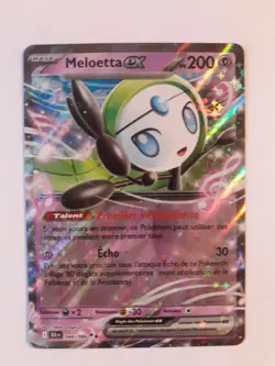 Carte Pokemon Meloetta ex 044/086 - EV10.5 Foudre Noire BLK FR - NEUF NM - Image 1