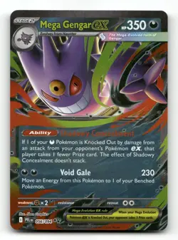 Mega Gengar ex 056/094 - Phantasmal Flames - Pokemon Card NM/M - Image 1