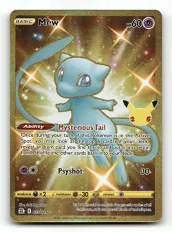 Mew 025/025 - Celebrations - Pokemon Card NM/M - Image 1