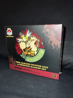 Pokemon Worlds Anaheim 2025 Arcanine Coin, Dice, & Marker Set, Sealed - Image 1
