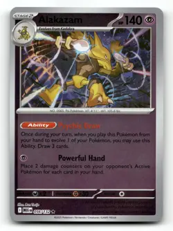 Alakazam 056/132 - Mega Evolution Reverse Holo - Pokemon Card NM/M - Image 1