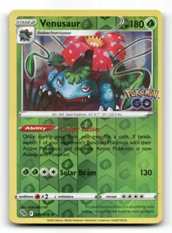 Venusaur 003/078 - Pokemon GO Reverse Holo - Pokemon Card NM/M - Image 1