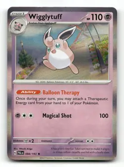 Wigglytuff 084/193 - Paldea Evolved Holo - Pokemon Card NM/M - Image 1