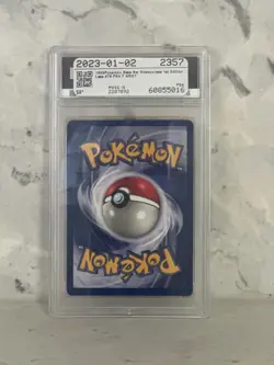 1999 Pokemon Base Set 1st Edition Lass #75 PSA 7 - Image 2