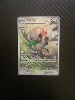 Pokemon TCG SV Black Bolt Unfezant 150/086 Illustration Rare Near Mint - Image 1