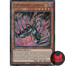 Yugioh Cyberdark Chimera SDCS-EN002 Ultra Rare 1st Edition NM - Image 1