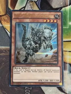 Yu-Gi-Oh! Fossil Dyna Pachycephalo - DUSA-EN066 - Ultra Rare - 1st Ed - NM 2201 - Image 1