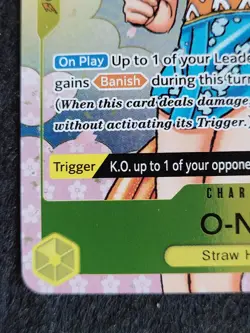 O-Nami OP06-101 One Piece Card Game TCG CS 25-26 Championship Event Pack Promo - Image 3
