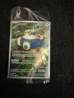 POKEMON CENTER Snorlax 051 STAMPED Promo Scarlet & Violet 151 SEALED - Image 1