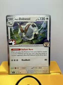 Hop's Dubwool 136/159 Cosmos Holo Pokemon Play! Prize Pack Play Stamp Series 8 - Image 1