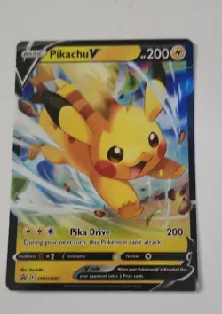 Pikachu V SWSH285 SWSH: Sword & Shield Promo Cards Holo - Image 1