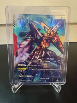 Gundam Card Game Phantom Aria Gundam Kyrios GD04-034 LR+ Alternate Alt Art NM - Image 1