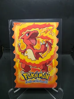 1999 Topps Pokemon Charmeleon Die Cut Embossed 5/12 Vintage Card LP/NM - Image 1