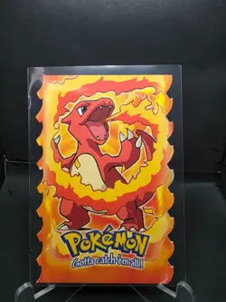 1999 Topps Pokemon Charmeleon Die Cut Embossed 5/12 Vintage Card LP/NM - Image 2