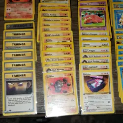 Pokemon vintage 1st edition lot. 100 unique cards plus thunderstorm theme box. - Image 4