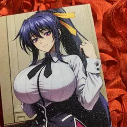Akeno Himejima HIGH SCHOOL DxD Naughty Or Nice Goddess Girl Waifu Card Class - Image 2